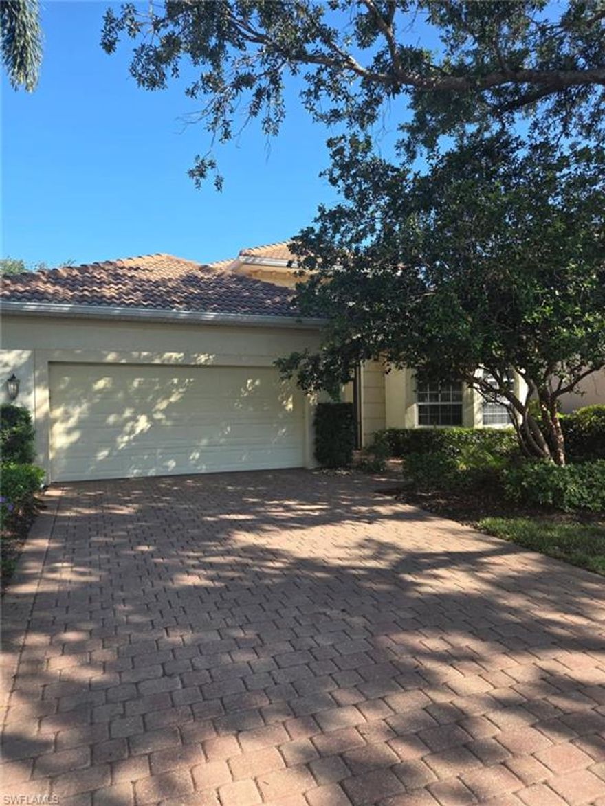 This is available for an annual rental beginning 05/01/2022 furnished.  This beautiful pool home in Masters Reserve at Lely Resort. The home has inviting spaces with a functional open-concept great room floorplan, center island eat-in kitchen with adjoining dining room. Spacious Master Suite with water views. Enjoy relaxing or entertaining on the large lanai with a heated pool overlooking gorgeous sunsets and long lake views. This move-in ready home has been well maintained, tastefully decorated and is offered turnkey furnished. Recent updates include pool pump & heater. Lely Resort is an amenity-rich community with something for everyone! Featuring 2 public golf courses. Set in the heart of Naples just minutes from the beautiful beaches and Fifth Avenue Shopping District. for annual rentals, tenant pays full electric water and sewer., cable and wifi.