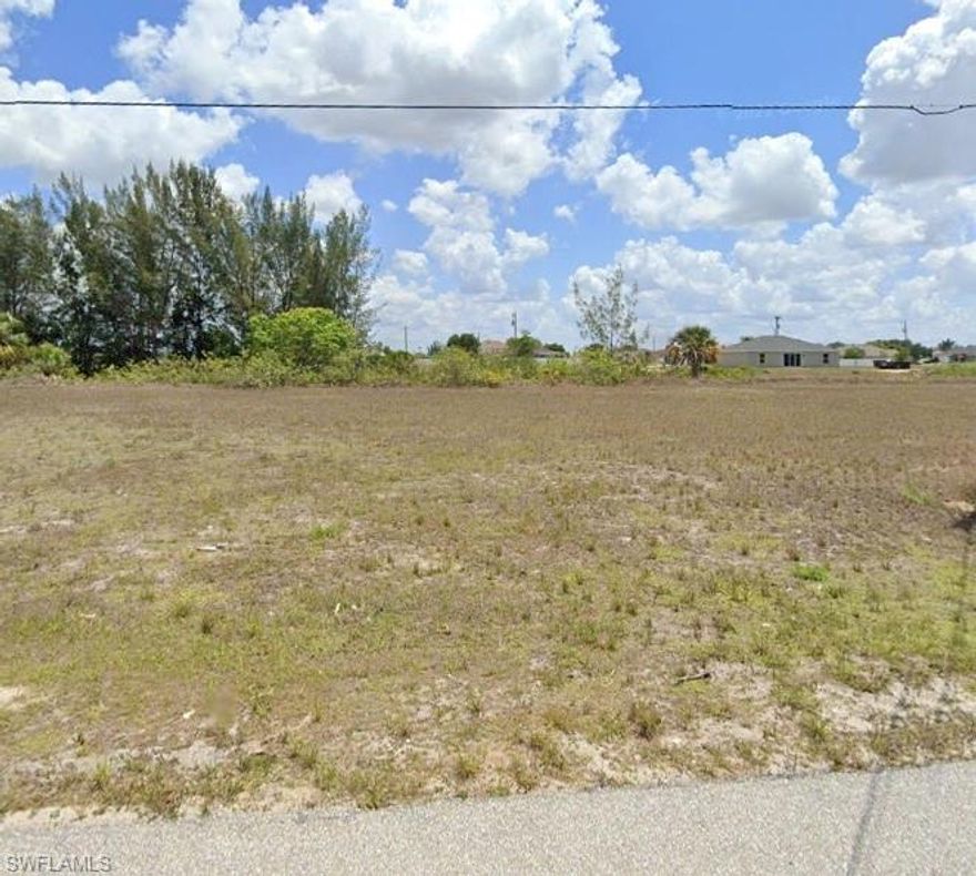 Discover Your Waterfront Haven! Introducing a pristine vacant lot nestled along a freshwater canal in Cape Coral – the ultimate canvas for crafting your dream home or investment gem. Positioned on a serene dead-end street, this remarkable site boasts captivating intersecting canal views, creating an ambiance of tranquility and potential. Enjoy a myriad of conveniences, from abundant stores and gyms to diverse activities, all within reach. This community is a haven for cyclists, walkers, and pet enthusiasts, fostering an inviting atmosphere. Seize the chance to bring your vision to life by customizing your dream home to perfection. Embrace this remarkable opportunity today and own a slice of this captivating location! *Buyer is responsible for performing all due diligence including, but not limited to, availability of utilities, scrub-jay, wetlands, and tortoise restrictions and lot dimensions.