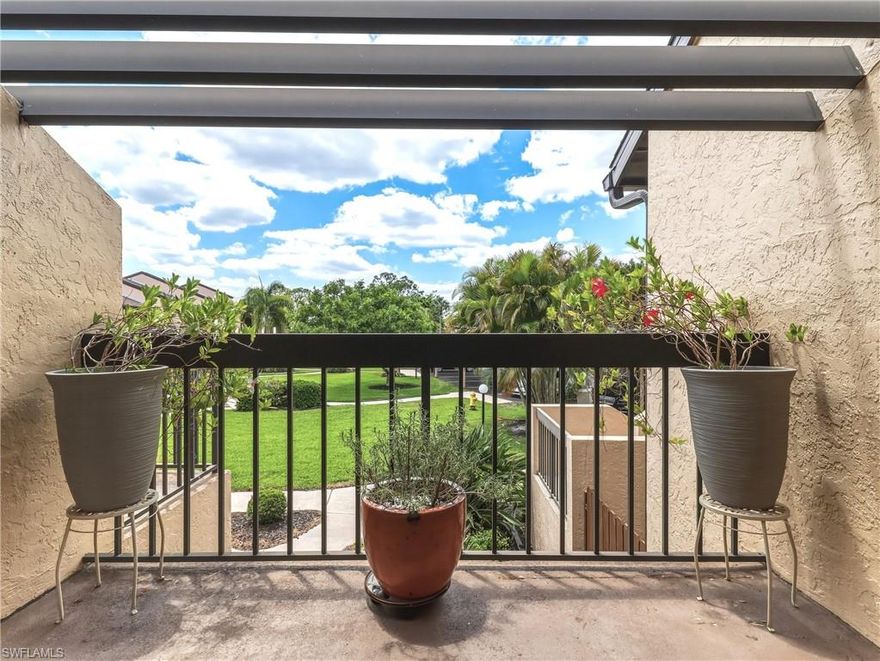 Discover easy waterfront living at Admiralty Yacht Club, offering direct Gulf access with no bridges and the opportunity to lease or purchase a boat slip.

This beautifully maintained upstairs end-unit features 2 bedrooms and 2 bathrooms, with soaring cathedral ceilings and an open-concept layout that seamlessly connects the kitchen, dining, and living areas—ideal for both relaxing and entertaining. Enjoy beautiful lake views that add a peaceful backdrop to your everyday living. Being sold turnkey, this home is truly move-in ready.

The property has sustained no hurricane damage and comes with no pending assessments, providing added peace of mind. Recent updates include a new dryer and water heater (2024), reverse osmosis system serviced in 2024, and community-wide plumbing upgrades completed in 2024. The A/C was installed in 2011.

Admiralty Yacht Club is a hidden gem known for its beautifully maintained grounds and resort-style amenities. Residents enjoy a heated pool, tennis and pickleball courts, clubhouse, private boat basin, and a fishing pier along the Caloosahatchee River. The community has recently completed major improvements, including a new elevated fishing pier and dock, resurfaced courts, and freshly paved and striped roadways—with no additional assessments planned.

Exciting enhancements are also underway, with the community upgrading lanais to include new railings, refreshed screens, and the potential addition of hurricane shutters. This building is scheduled for completion in June or July 2026—an added bonus for the next owner.

Additional features include covered parking and excellent rental potential, making this an ideal choice for both personal use and investment.

This is a rare opportunity to enjoy Southwest Florida waterfront living with direct boating access, outstanding amenities, and beautiful surroundings. Don’t miss it.