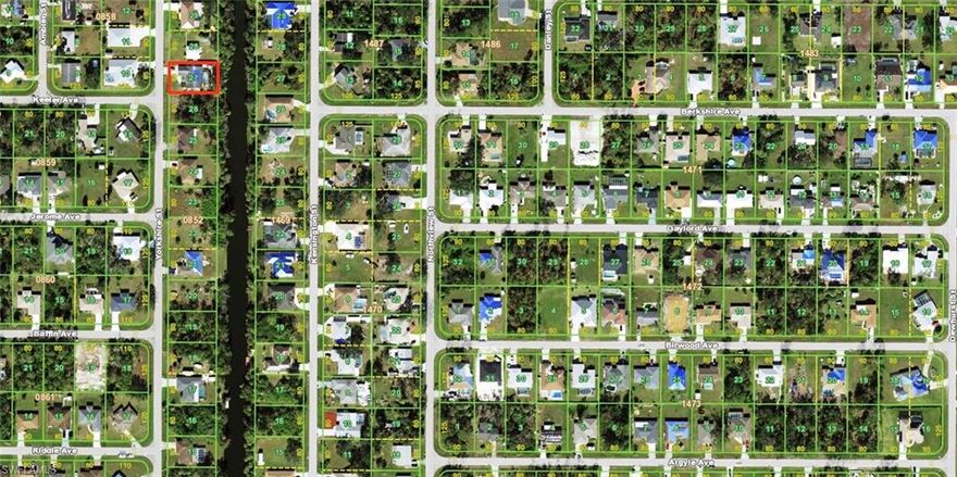 Very nice canal lot in fast growing area, dont let this one get away!
Come to build your Florida's dream home and enjoy canal view