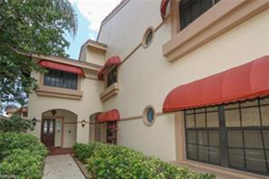 Make Offer!! This spacious and very nicely decorated condo is in excellent condition. This beautiful condo, with high ceilings, has been meticulously cared for as you will see! TURNKEY Purchase is negotiable, High end furniture and furnishings may be purchased separately! Fantastic floor plan with nice square footage hosts this beautifully decorated 3 bedroom, 2 bath, 2 car garage condo! Features a custom, Cornerstone Kitchen!! Exudes quality with custom cabinetry w/ pantry w/ pull out drawers, granite. Great value! NEWER AIR CONDITIONER (August 2016)!Storm protection with impact windows in the breakfast room, living room, foyer & grand entry & electric storm shutters on lanai! This home has been well cared for! Functional fireplace! Steps from the community pool. The Forest is ideally located for shopping, airport access, trips to Naples and getting to the beaches! Golf/club membership is not required. Second floor condo with stairway inside unit, no elevator.