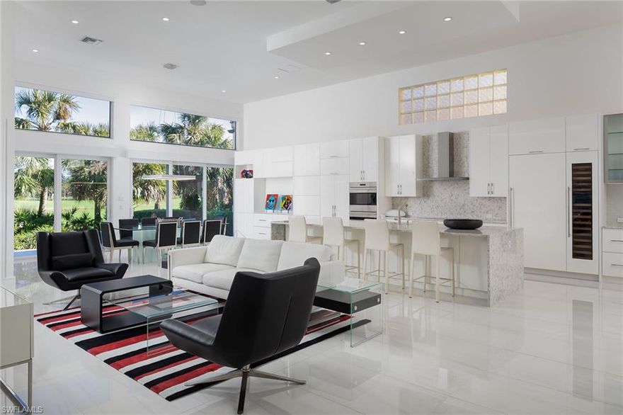 Rarely available golf course Cocobay villa. One of only four private villas behind the gates of Cocobay on Pelican Bay’s lush green golf course has been remastered with luxury contemporary vibes. Lots of room, lots of light, lots of privacy and lots of pleasure. Single-level living with the convenience of a separate guesthouse for favorite friends or kids with kids, this stunning villa is the perfect alternative to single-family living. And the location. Walk across the boulevard for access to Pelican Bay’s two beach restaurants with resort-style, attended beaches, and an easy stroll or bike ride to the fitness center. Truly world-class living.