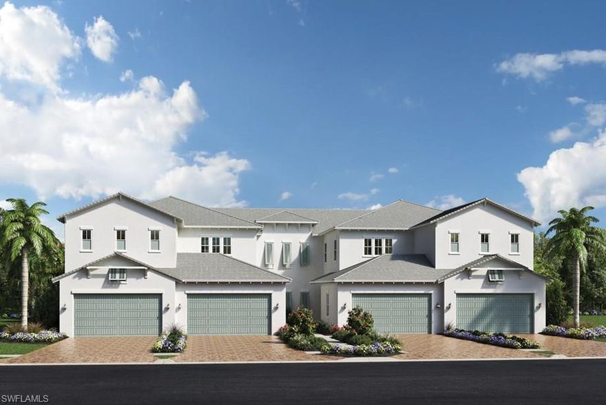 This unique Martinique floor plan features an expanded kitchen perfect for entertaining with 42" upper cabinets. . The coach home with 2 bedrooms and 2 full bathrooms and a two car garage. The building includes impact glass all around. Come see what Azure has to offer today!