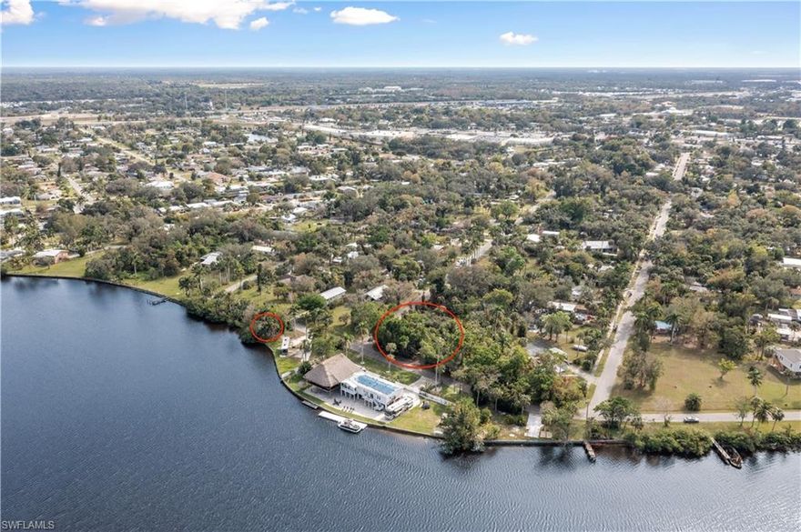 One of the best development opportunities in Southwest Florida! This 4 1/2 buildable lot offering is one situated in a high growth area with tons of future potential. Included in the sale is an additional riverfront lot allowing for access to the Caloosahatchee River. Situated near I-75, downtown Fort Myers, tons of shopping & dining, and so much more this is one of the best areas in Florida to invest in. Builder terms available, inquire for more details.