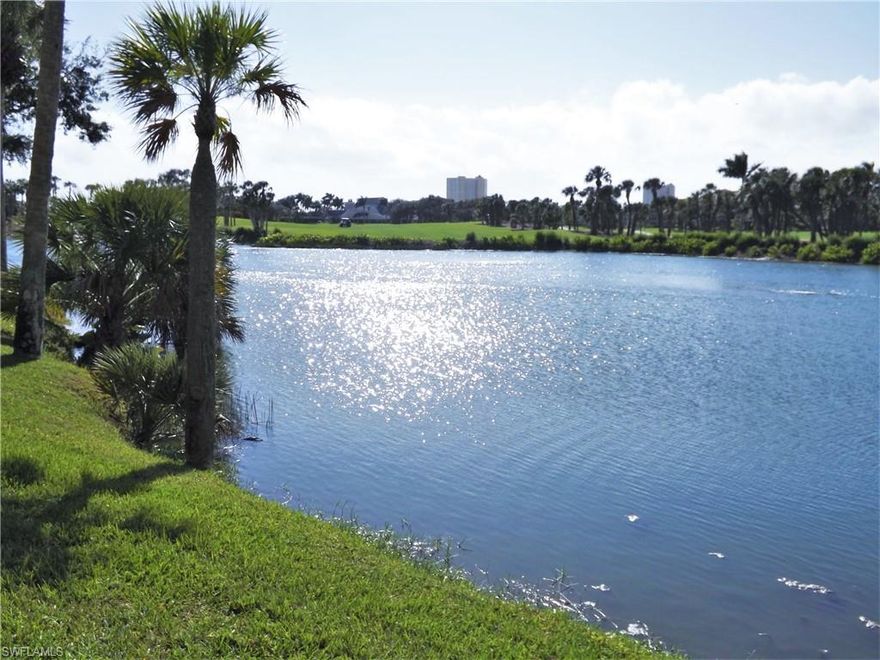 Come enjoy the Kelly Greens Golf and Country Club experience.  This ONE OF A KIND spotless 2 bed / 2 bath condo unit welcomes you with a beautifully updated kitchen & bathrooms, freshly painted walls, plank tile flooring on the back lanai and a beautiful lake view.  Other features include a new electric shutter and acrylic sliders on the lanai, impact-resistant windows in the master bedroom, 2013 A/C and water heater, ADA Assessable shower, wider doors and much, much more. Steps to the short game practice facility, community pool, tennis courts, grill and gazebo. Walking distance to the golf & tennis facilities and restaurant. Kelly Greens is financially stable and amenities include a Gordon Lewis designed championship 18-hole golf course, short game practice area, 4 Har-Tru tennis courts, full-service restaurant and bar, 5 miles of sidewalks, and an activity director. Only minutes to Sanibel & Ft Myers Beach, close to great shopping & dining. Call today to schedule an appointment with your Kelly Greens resident realtor team.