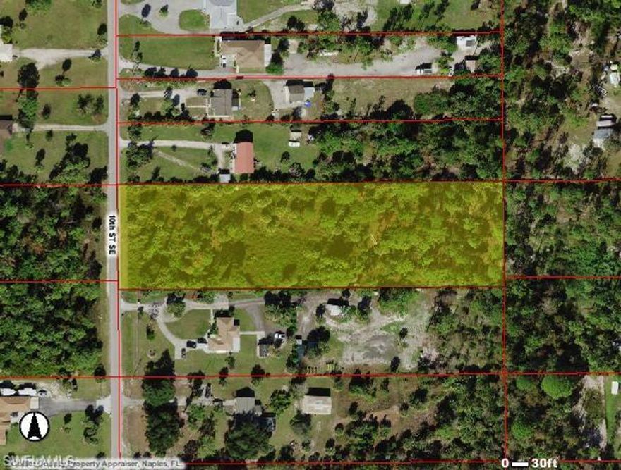 Location Location !! Build your dream home on this 2.73 acre oversize lot. Most of the land is upland, see the attached environmental study report. Lovely houses already built on this street. Close to everything with country style living. Lot is between house numbers 590 & 640. #EstateLot #GoldenGateEstate #NoHOA #NaplesLand