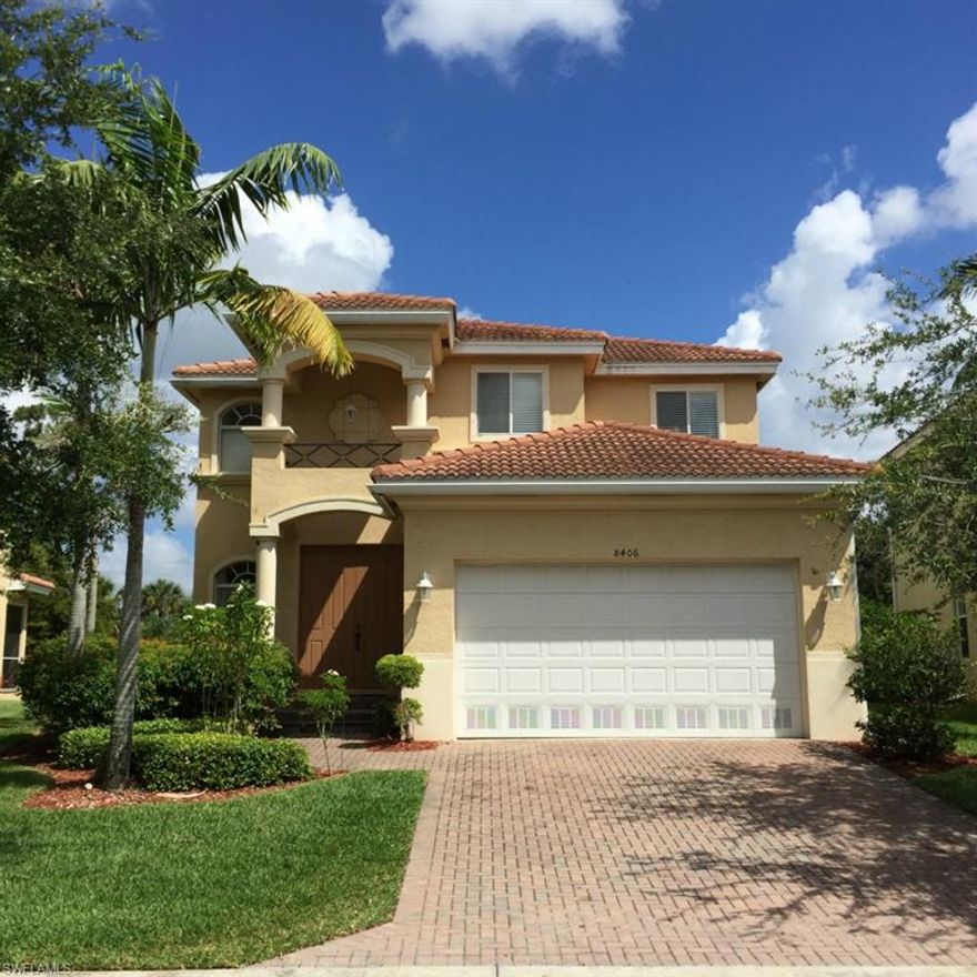 Own your dream home in Catalina Isles! Beautiful 2,600-square-foot, 3-bedroom + loft, 2.5-bathroom, 2-story home with a big back yard in an excellent gated community in Fort Myers. Lee County Property Appraiser lists this and all similar properties in neighborhood as a 4/2.5 - the upstairs loft can easily be closed off to create 4th bedroom. Just minutes from the beaches, shopping, great schools, and the hospital. Built in 2006 and completely renovated since 2011 with hardwood floors, new appliances, a sound system, and a cozy back patio with a fire pit. The community features friendly neighbors, a beautiful lake, a clubhouse with an exercise room, a community pool, a picnic area, and a playground for the kids. Don't let this one pass you by!