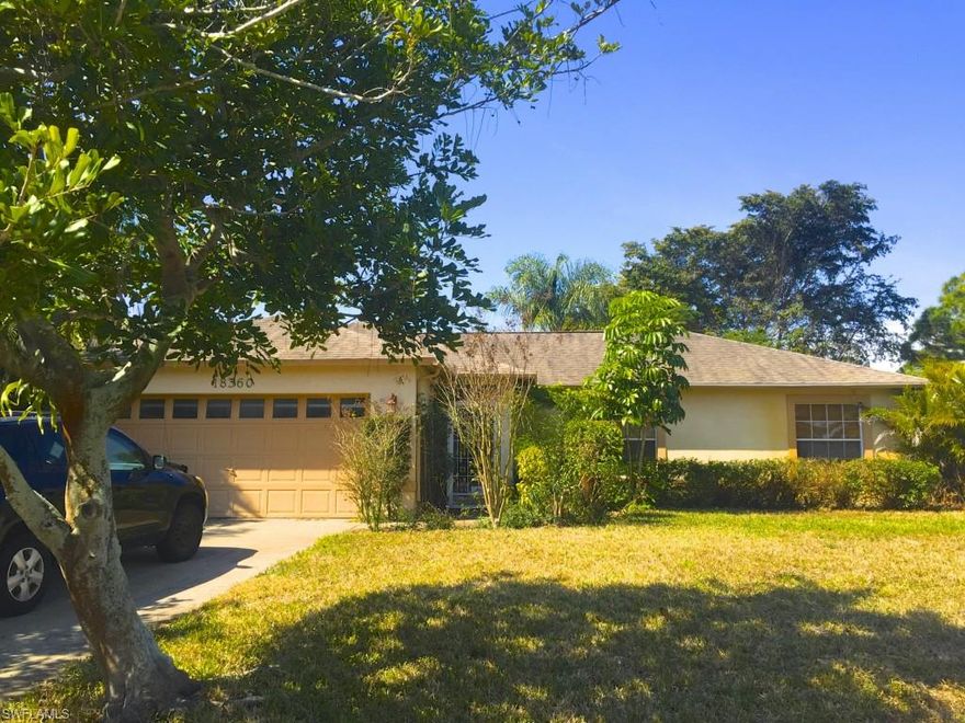 ACCEPTING BACK UP OFFERS! The BEST DEAL in San Carlos Park! THIS DEAL WONT LAST!  Buy this home with confidence! HOME WARRANTY provided for an accepted offer before March 1st ! NEW ROOF in 2007.Prime Location! Walk to the community pool! Close to Gulf Coast town center, Schools, shopping, dinning, & entertainment. Just minutes to Florida's BEST Beaches. Enjoy the lush tropical landscaping and botanical gardens surrounding the property. Large Private backyard with security fence & 180 sqft screened lanai. Perfect for your morning coffee. Interior features a spacious floor plan with LARGE KITCHEN. Tile in main living areas & Elegant wood like floors. Don't pass this one by. Agents please read Agent remarks for more details.