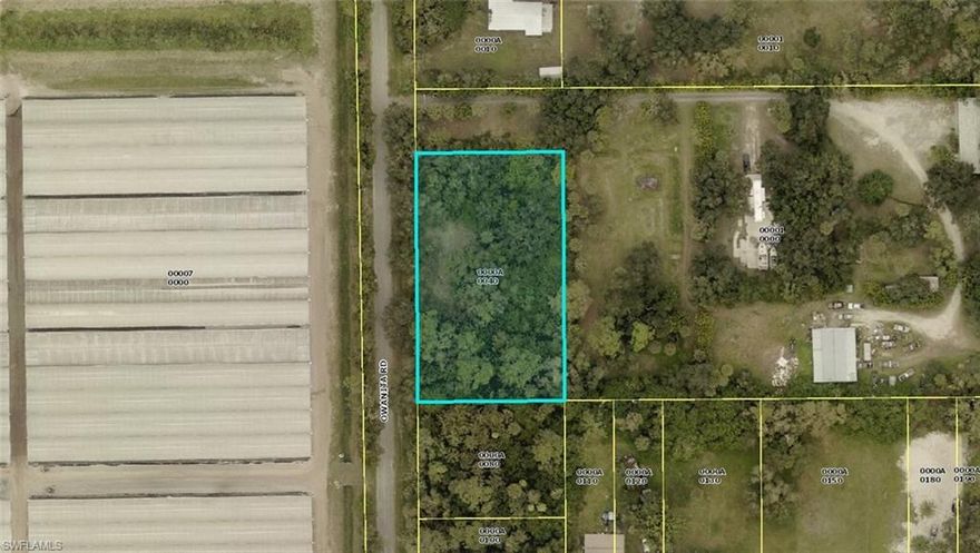 Beautiful double lot located in the heart of Alva, FL—ready for you to build your dream home. Featuring 256 feet of frontage, this AG-2–zoned property allows you to build your home and keep your animals right on your own land while enjoying the tax benefits. Enjoy a central location close to everything while still maintaining the privacy and charm that Alva is known for.