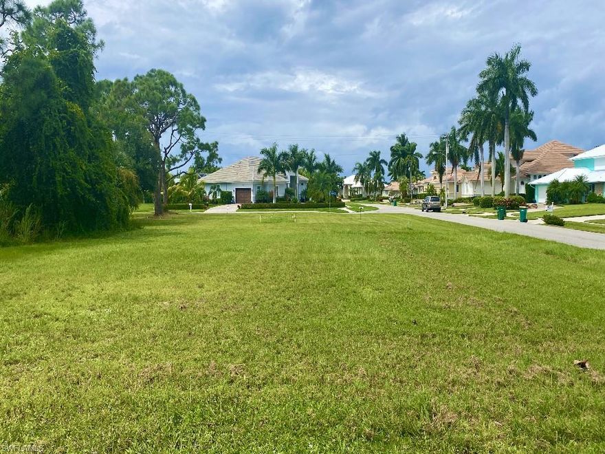 Incredible opportunity to build your dream home on this oversized .27 acre, extra deep, vacant lot, in a premier location of Marco Island. 
Great location, preferred SW exposure to build your custom home, and room to create extra entertainment space, pool, outdoor kitchen, etc.
In our opinion, this is the best value 5-sided lot near the Marco Island golf course, nestled on a circle street and avoids more traveled through streets. 
A chance to own a luxury home, build up to 2 stories and enjoy views of the golf course.  
Less than 2 miles to Resident’s beach, restaurants, shops, library, Mackle park, YMCA and more. 
Sewer assessment paid.  No HOA fees!