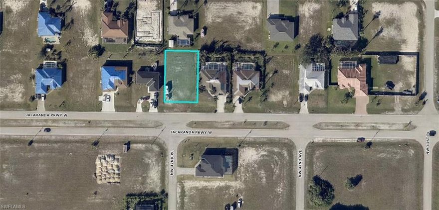 Amazing buildable lot in this great neighborhood just west of Old Burnt Store Rd. This neighborhood has many new upscale Gulf Access homes. This is the best priced lot in the neighborhood and does not have any wildlife to worry about. Come build your new dream home here in the quiet NW Cape!