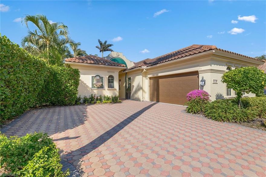 Gorgeous fully renovated home on picturesque street in Bay Colony! Every designer detail was included in this incredible transformation creating a warm and comfortable environment for the best of Naples living to be enjoyed by family and friends. Featuring three full bedrooms all with en-suite baths, guest powder room, a separate office and a bonus room all centered around the magnificent chef's kitchen. New upgrades include Cambria quartz kitchen countertops, Coastline American Oak wood floors, Sub-Zero, Wolf, and Bosch appliances, Signature hardware in primary bath, Kohler soft-close toilets, custom closets by Inspired Closets, new HVAC systems, tankless Rheem water heaters, a new water vapor fireplace and all new pool equipment. Outside, the pool deck features new deck tile, Timber Tech wood trim and decking as well as a Zen-like pergola. Hurricane protection improvements include new impact windows and doors in the courtyard, new impact garage door, as well as a 2017 roof. Pets are allowed.