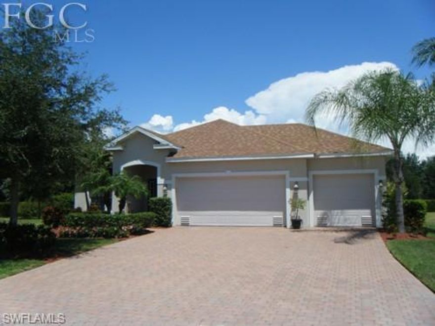 BRING ALL OFFERS!!!! Come take a look at this immaculate home located in Danforth Lakes...Over 1,900 Sq Ft of living area with a spacious floor plan that includes three bedrooms, den, two baths, formal dining room, living room, family room & indoor laundry room. Master bedroom has a large sitting area that could be converted into a fourth bedroom/nursery. Gourmet kitchen with solid surface countertops, stainless steel appliances, custom lighting & built in work area. Beautiful real hardwood floors, crown molding, designer closet organization and surround sound speakers in every room. Lush landscaping, paver driveway and separate AC for the 3 car garage. Come make this house your next home!!!