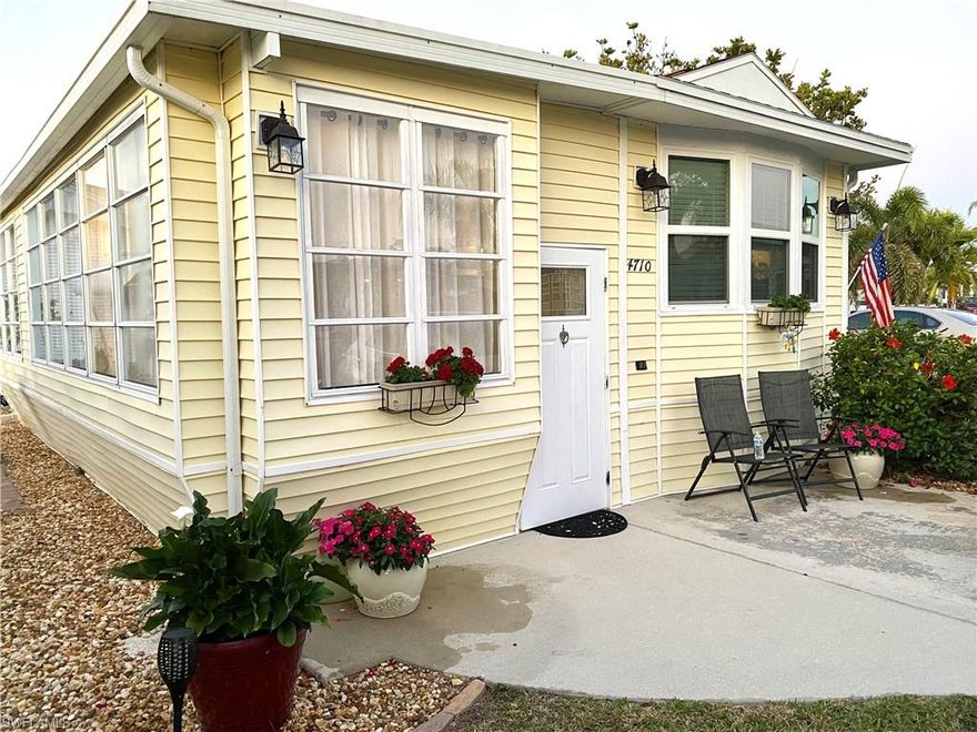 1991 Mobile home cottage located in the desirable, land-owned community of Riverwoods Plantation. Offering 2 bedrooms and 1 bath, this residence is perfect for those seeking a winter retreat.

Within the community, there’s always something fun to engage in, from lively dances and delicious lunches to cooking classes and card games. For those with a spirit for adventure, you can also enjoy exciting group cruises and a variety of athletic activities including pickleball, tennis, shuffleboard, and both pool and sand volleyball.

Residents have access to convenient boat storage, as well as a boat ramp on the Estero River, which leads to the gorgeous Estero Bay and the Gulf, ideal for boating enthusiasts and nature lovers alike.