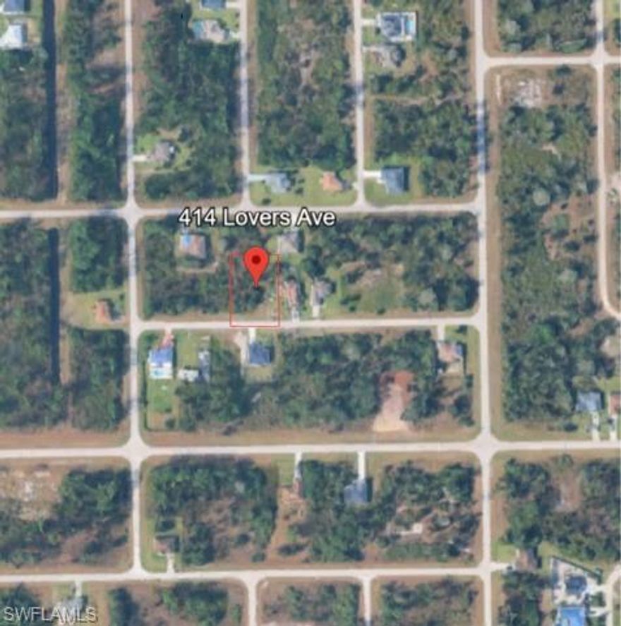 Vacant residential lot located in Lehigh Acres. Great opportunity for new construction or investment. Buyers to verify zoning, utilities, flood zone, and building requirements. Information deemed reliable but not guaranteed.