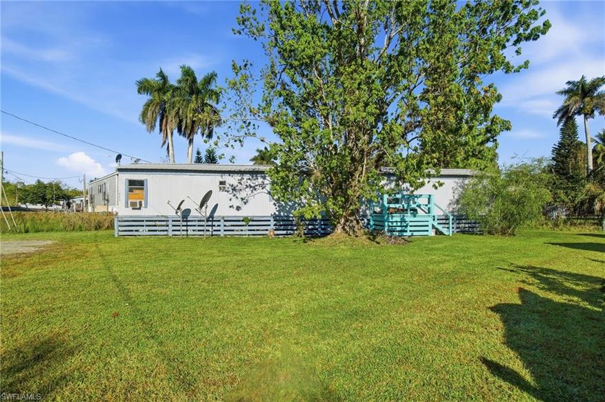 Manufactured home situated on approximately 0.20 acres in the quiet Copeland area of Collier County, this home offers a simple, functional layout. It contains approximately 924 square feet of living space and includes two bedrooms and two bathrooms, along with wood decking on both sides of the residence.

Located in an unincorporated area, the property provides a peaceful setting with minimal restrictions and no HOA. The lot is well suited for buyers seeking a low-density environment, seasonal retreat or a full-time residence away from busier coastal neighborhoods.

Copeland’s location allows convenient access to Everglades City, Chokoloskee, and outdoor recreation, including boating, and fishing , while still being within driving distance of Naples amenities. Property is served by a community water system and septic. Buyer to verify all property information, zoning, uses, and measurements.