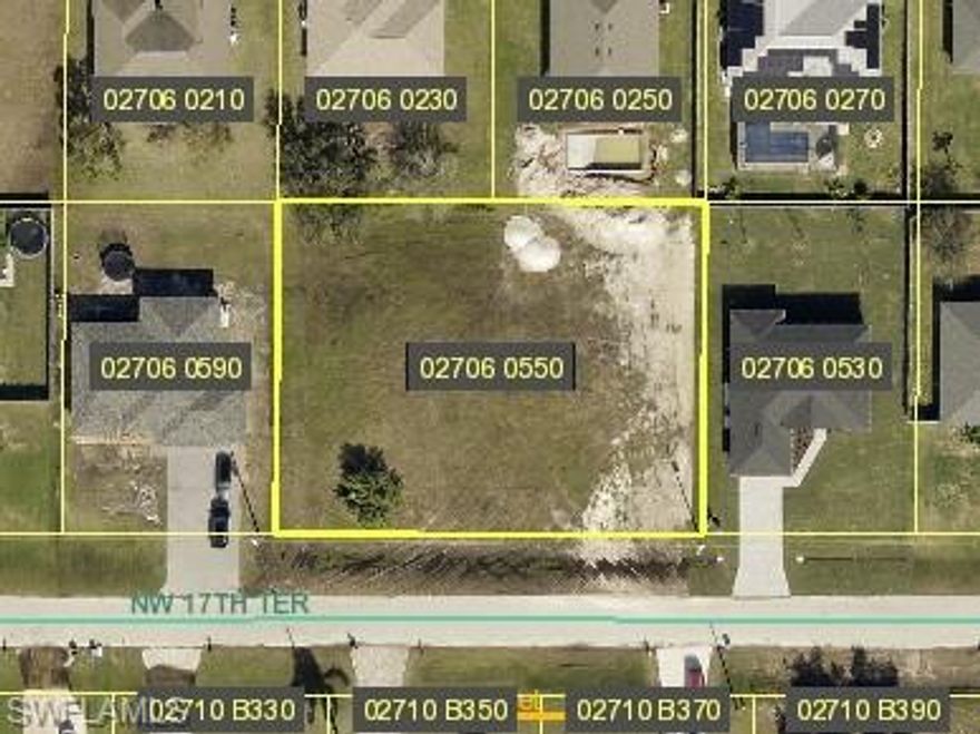 Oversized Double lot available in Unit 39 in up and coming NW Cape Coral.  Build your dream house here!!! Many new homes being built in the area.  Easy access to Fort Myers and 75.  This reasonably priced lot is less than other nearby properties for sale! Hurry, This will not last long!!!!