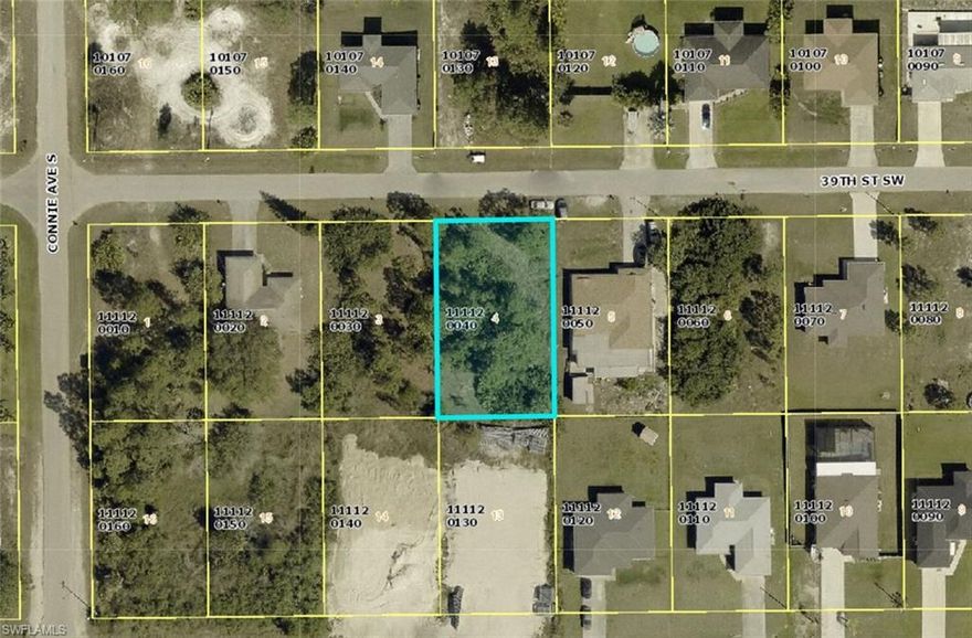 A vacant lot in Lehigh Acres in Lee County