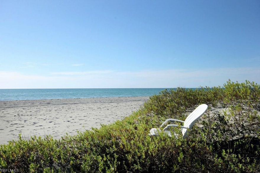 Nestled on 150 ft of prime beachfront property, this landmark home designed by the renowned American architect, Charles Moore, blends seamlessly into Captiva's tropical environment. Modernized in 2010, featuring stunning architectural detail throughout, the main home has soaring ceilings, walls of glass overlooking the Gulf, 4 bedrooms, 4 baths and 2 outdoor showers. A delightful pool sits between the main house and the guest house, which was designed to accommodate a large family. Built in 2004 with 4 bedrooms and 4.5 baths, the guest house all but disappears into the artfully designed landscape. A covered walkway links the 2 houses, each of which has a breathtaking Gulf view. Guest house elevator and enclosed, small boat storage.