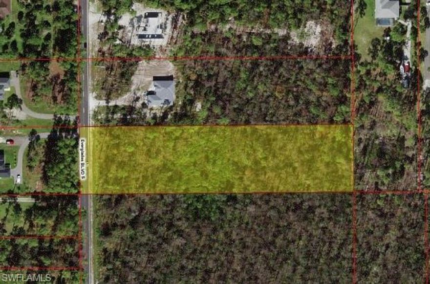 2.58 acre lot determined UPLANDS by the Florida Department of Environmental Protection! Build your dream home in Golden Gate Estates with no HOA or restrictions. This property is conveniently located near the new shopping center on the corner of Golden Gate Blvd and Everglades Blvd and only a short drive to everything Naples has to offer!