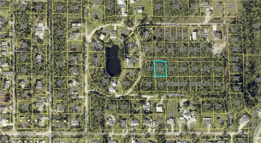 Looking for affordable land in a peaceful, rural setting? This 0.29-acre lot offers a unique opportunity to build your dream single-family home in the quiet, undeveloped Lakeville neighborhood. Ideal for buyers seeking privacy, space, and freedom without HOA restrictions, this lot is tucked away on an unpaved road—perfect for those who want a more secluded, country lifestyle. The property is zoned TFC-2, allowing for only single-family residential use in this area. Electricity is nearby, and the lot will require a well and septic system. With no deed restrictions or HOA fees, you'll have the flexibility to build on your timeline and create a home that fits your vision. Though the location feels remote, you're within a short drive of North Fort Myers conveniences, including shopping, dining, and schools. Major routes like I-75 and US-41 are easily accessible, and the Caloosahatchee River, parks, and nature preserves are all nearby. Whether you're looking for a private homesite, a rural retreat, or a long-term investment, this lot offers exceptional value and opportunity in a growing area of Lee County. Also available are 2297 Deerfield Ln, 2287 Deerfield Ln, 2367 Deerfield Ln, and 2298 Churchill Ln. Purchase one lot or the package!