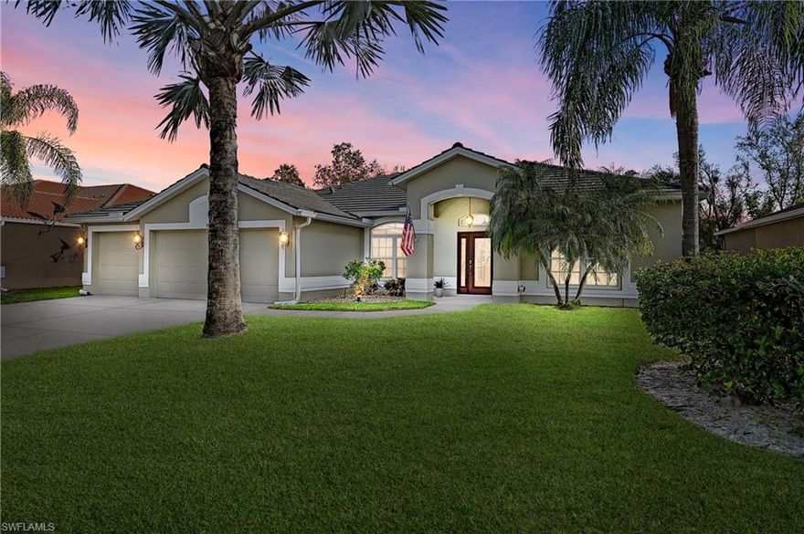 Discover Your Dream Home: This Property Checks All the Boxes!  Convenient Location. Tastefully Upgraded Three Bedroom/Two Bath/Three Car Garage, PLUS an Extra Den & An Additional Large Flex Room/Office/Gym/Family Room Totaling 2,283 Square Feet. Low HOA Fees: $195/Quarter. Gated Community: Pet & Family Friendly. Expansive Pool: Southern Exposure, Variable-Speed Pool Pump & High Efficiency Heat Pump pool heater.  Large Screened Pool & Lanai Enclosure. Extra Large Three-Stall Garage. Designer Kitchen: Stainless Steel Profile Appliances, Wooden Cabinetry, Breakfast Bar & Large Breakfast Nook Space.  Spacious Gathering Area: Living Room & Dining Area Flows Out to Lanai & Pool Area. Impact Resistant Doors & Windows Plus Motorized Protective Lanai Screen for Outdoor Furniture.  New Flat tile Roof, Gutters, Soffit & Fascia, Exterior Waterproofed & Painted in March, 2024.  Luxury Vinyl Plank Flooring throughout the entire home.  Additional Features: Designer Glass in Entrance Front Door, White Plantation Shutters.  Large Private Primary Suite: Bay Window, Access Door to Lanai, Two Closets, Retreat-Style Bath. Split Bedroom Floor Plan. Designer Lighting & Fans. Laundry Room: Upgraded Washer & Dryer which convey. Whole Home Generator Hook-Up: Separate Circuit Breaker Box.  Retractable Front Door Screening. Negotiable Furnishings.

This Quiet Home Provides a Private Retreat Atmosphere with Numerous Tasteful Areas for Entertaining, Relaxation and Restoration, or just enjoying the Florida Lifestyle.

Colonial Pointe Community: A Small, Centrally Located Community with Low Fees ($195 per Quarter).  Quick & Easy Access to Beaches, Parks, Farmer's Markets, Restaurants, Theaters, Shopping, Health Care, Schools & Universities, Businesses & Airports.