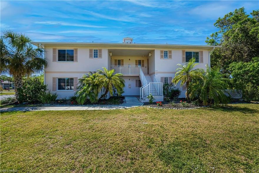 Welcome to this beautifully updated 2-bedroom, 2-bathroom first-floor condo in the desirable Bimini Bay Club! This inviting home features tons of recent updates such as a stylish kitchen with quartz countertops and gorgeous backsplash. New roof (2023), newer water heater (2021), A/C (2019), and updated electrical panel. The bathrooms were updated in 2021. Have peace of mind with impact windows (2020) and storm door (2019). Best of all, this condo is located in an X flood zone, so no flood insurance is required! Enjoy your morning coffee or unwind in the evening on the screened back patio, offering a peaceful retreat. Bimini Bay Club is a pet-friendly community with a large community pool and a scenic community pond, creating a serene and welcoming atmosphere. With an affordable HOA fee, this condo is an excellent opportunity for year-round living or a seasonal getaway. Close to shopping, restaurants, healthcare, and major roads.