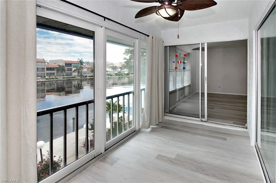 Direct Access to the Gulf & around the corner to Jaycee Riverfront Park, the perfect location for your new condominium. Owner financing-New items include, Flooring, Custom Painting, Window Coverings & Ceiling Fans, Carports, Storage Units, Walkways, & reserves are good. Hurricane impact windows & doors added in all rooms including sliding glass doors in the lanai. The lanai floors are new too- Enjoy the patio as part of your living area. A Large kitchen, refrigerator, & ice maker plenty of counter space, breakfast bar & den to use as an office or a dinette inside laundry- cabinets & storage, linen closets in both baths & a large guest room, New Honeywell thermostat installed 3/9/2020. There is a huge walk-in closet in the largest bedroom overlooking the 200' canal. The Beach Parkway location is perfect to enjoy outdoors, walk each morning as the sun rises over the river. Close to "South Cape" shops & restaurants-enjoy a very quiet neighborhood. Beach Parkway Association is a volunteer HOA for all the condominiums that gathers twice a year, maintains medians, enjoy social activities. Boat parking is available. Home Tech warranty pd for 1 year on appliances & AC NOT 55+ community