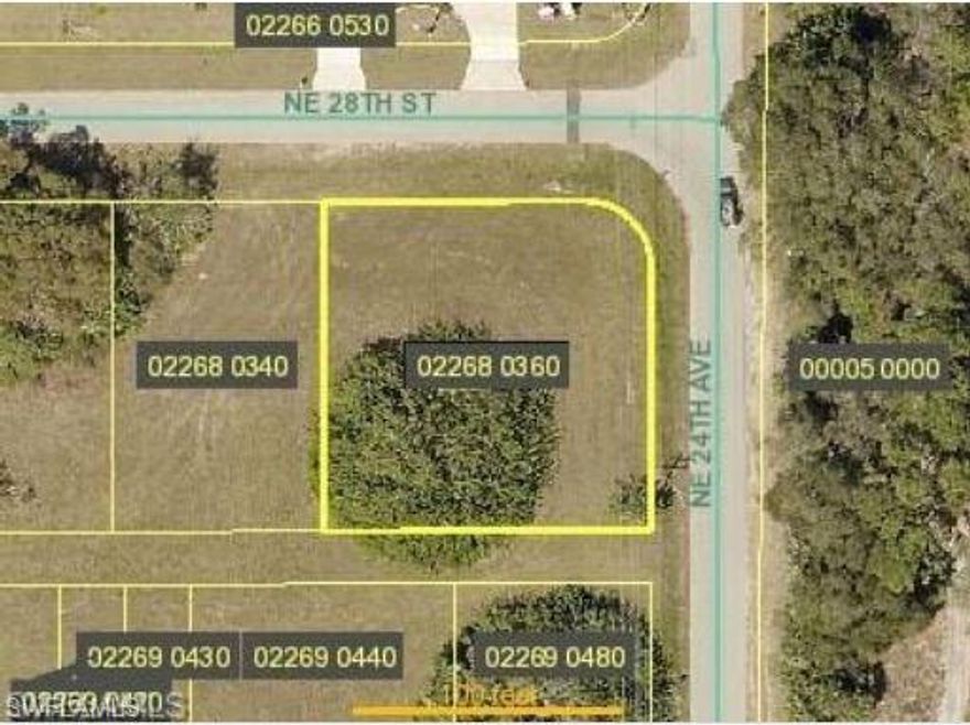 ATTENTION INVESTORS!  BUY NOW!  This commercial lot will only increase in value! As per the City, there is a large plot of land nearby designated to be a parking lot which would help accomidate this location!  Check it out!  Build your business on this corner to meet the needs of a growing Cape Coral!! Huge commercial corner lot ready to build on!  ASK AGENT FOR SITE PLAN!