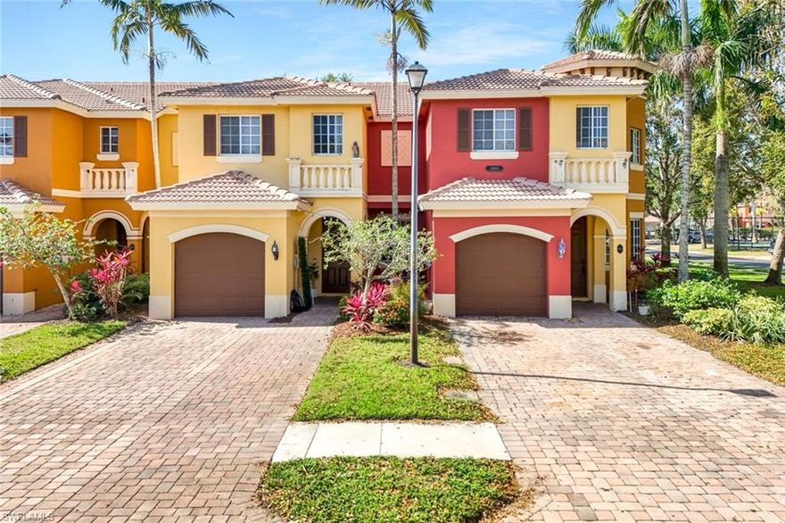 BEAUTIFUL move-in ready townhome in the heart of Estero. This 3 bedroom 2.5 bathroom home offers the perfect split and open floor plan with an extended lanai and panoramic screen (2024) overlooking the lake and landscaping. Upgrades include NEW HVAC, new flooring, updating kitchen and appliances, paint, water heater, and more. Copper Oaks is a gated community centrally located in Estero and minutes to I-75, FGCU, RSW International Airport, award winning beaches, and more. Copper oaks amenities include two clubhouses with heated pools, basketball court, playground, and gated front entrance. LOW HOA of only $295/month.