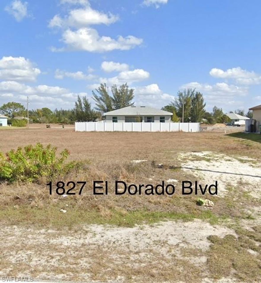 Great CLEAN EASTER-WESTERN exposure lot in growing area of Cape Coral, Beautiful piece of land ready to build on. Build a new construction home or invest for the future. NO building restriction, the ideal land for your dream home. If you've been waiting to buy a lot on which to build your home, don't let this opportunity pass you by. Vacant Land sales are HOT and prices continuing to rise!!Close to shopping, schools and restaurants. Don't miss the opportunity to purchase the 2 lots together or separately.