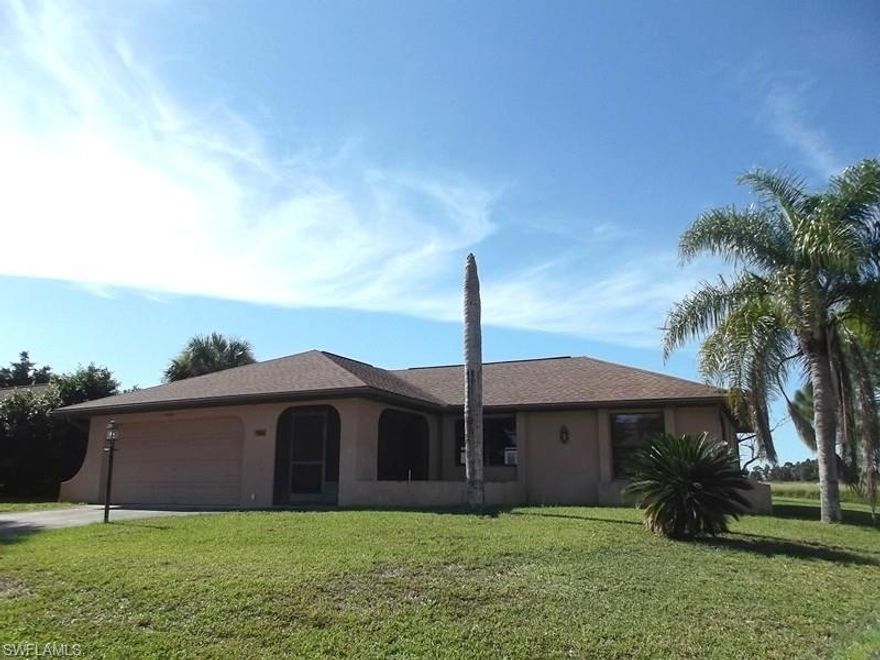 3 bedroom, 2 bath home in Laurelwood, a centrally located deed restricted neighborhood that offers a community pool to cool off on those hot summer days. Nice split bedroom design with vaulted ceilings. Interior updates include fresh paint and brand new carpets. Enjoy entertaining on the spacious lanai with tranquil canal view. Roomy 2 car garage, screened front entry, and central water and sewer service. This is a Fannie Mae HomePath property.