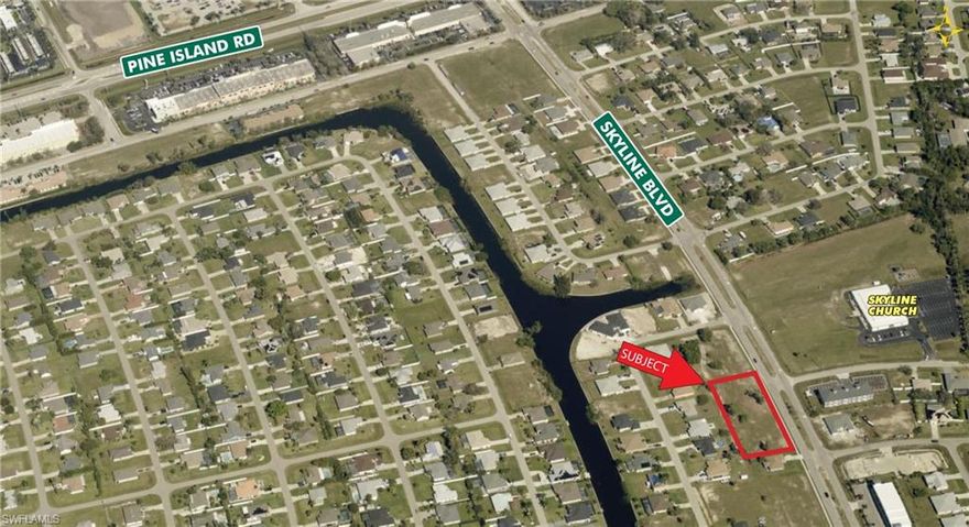 This 0.92± acre commercial site offers 320’ of prime frontage along Skyline Boulevard, with 23,000 AADT for maximum visibility. Zoned CP (Commercial/Professional), this property is ideally suited for a variety of developments, including retail, medical, office, or mixed-use projects. Strategically located ½ mile south of SW Pine Island Boulevard, this site offers excellent accessibility and convenience, with proximity to major businesses such as Farmer Joe’s, Publix, Carrabba’s, Bonefish Grill, USPS, self-storage facilities, fitness centers, gas stations, and multiple restaurants. Please see the attached supplement for detail.