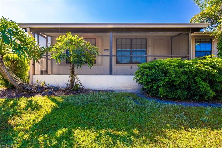 Prime Location!!! Welcome to Treetops of Naples one of the most desired communities  in East Naples  FL.  This wonderful first floor, end unit condo has been updated  and freshly painted . features nearly  900 Sq. Ft of living space, 2 large  Bedrooms,  2 Full  Bathrooms, and 1 car space assign with extra guess parking.  updated kitchen, newer  appliances, newer light fixtures, crown molding , newer washer and dryer, and much more. Spacious Master Bedroom, large walk-in-walk-in closet, tile and laminated wood flooring in all living areas . Step out to the screened lanai. With peaceful views of  the lake, Large dedicated laundry room with lots of storage. HOA Fees include Water, Lawn Care, and Pest Control.  newer Roof!
Great community pool within steps of your doorstep. Close to beaches, shopping, and restaurants in both Naples and Marco Island. This is a great investment opportunity or way to affordably live in paradise. Hurry to take advantage of this incredible deal!. this home will not last!