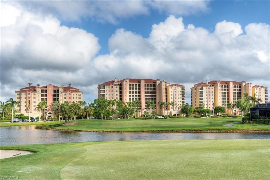 Palmas Del Sol Castillo Unit. Sports Membership available! Riverviews large Lanai with outdoor space. 2 car garage on p2.  Wood and tile through out . Bathrooms have all been updated. A/C and Water heater new in 2020.