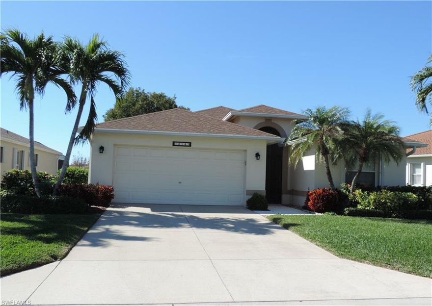 This single family home is in Heritage Cove the friendliest 55+ community in the area.  A spacious 2 Bedroom plus Den has an open floor plan and large screened lanai.  The view  overlooking a lake should be seen to truly appreciate. More information and photos coming soon.