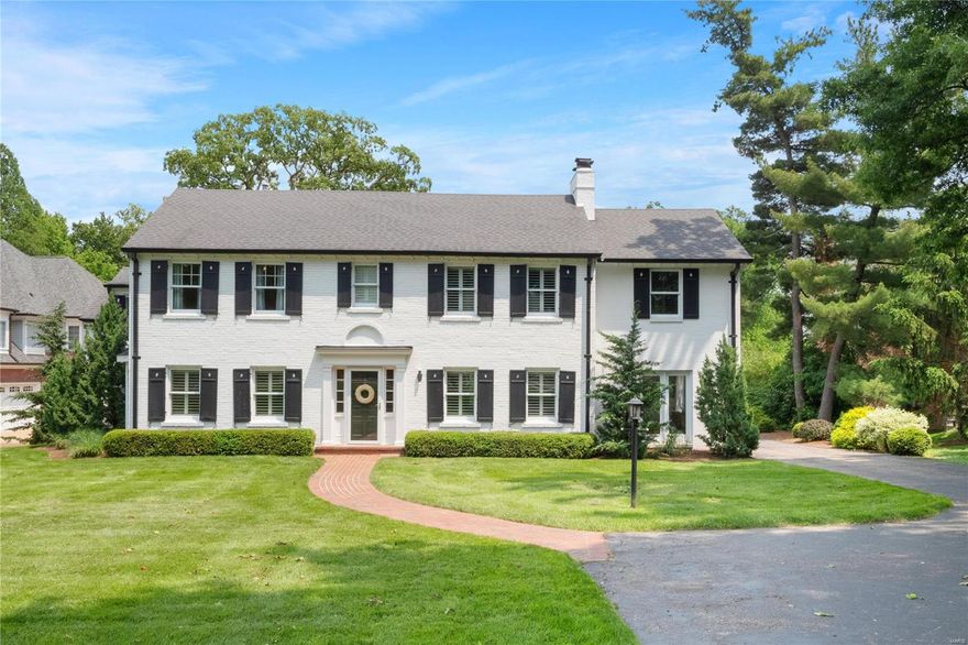 Welcome to 1230 Lay Rd. This property offers the perfect blend of classic charm and modern elegance, situated on just over 1 acre in the heart of St. Louis, this stunning property boasts a beautiful exterior that sets the tone for the exceptional quality that awaits inside. With ample living space including 4 large bedrooms and 5 bathrooms, this property is perfect for families or those who love to entertain. Fall in love with the master suite that includes an attached den. The home is well-appointed with modern finishes, hardwood floors and natural light. The kitchen's open-concept layout is complete with high-end appliances, granite counters and a double island making it perfect for hosting gatherings. Enjoy your coffee in the nook off the kitchen or evenings in relaxing by the fireplace in the living room. The 2 car garage is already equipped with a charging outlet for your electric vehicles and the private backyard holds plenty of space to add a pool or entertain. Additional Rooms: Mud Room