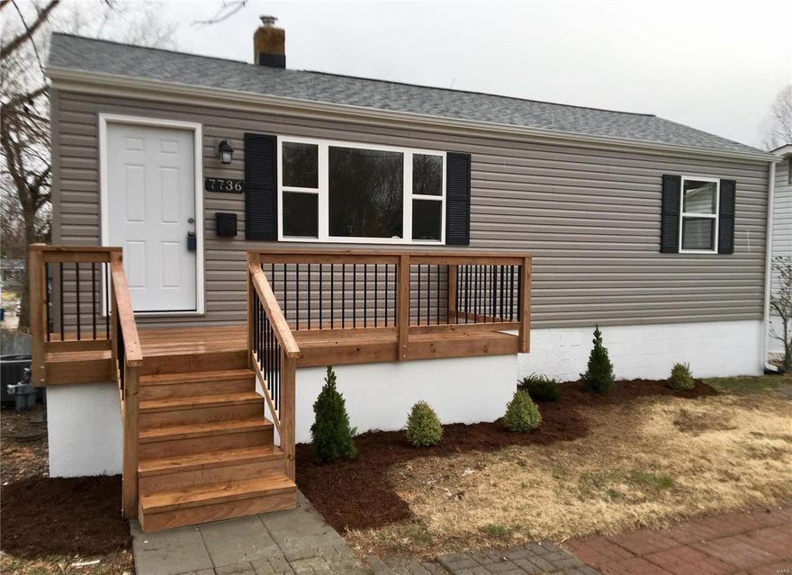 3 bedroom, 1 1/2 bath ranch home waiting for a new owner! New carpet in living room , hall and all 3 bedrooms. New flooring in kitchen and both baths. New roof, new windows and new siding! New furnace, A/C and water heater. New stove, fridge and microwave ( new fridge stays with home!) 
One year home warranty 
Owner is a licensed real estate agent.