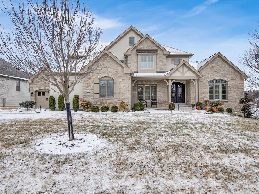 A stunning home in one of Des Peres' most desirable neighborhoods. Upon entry you will notice the gorgeous hardwood floors, wonderful, light-filled rooms and stunning finishes. A spacious office on your right and open dining room on your left. Beyond the entry is a large living room with a gas fireplace, doors out to a private deck will grab your attention. The deck is a great spot to read a book or watch a game. A chef's kitchen with high end appliances, custom cabinetry & a charming hearth room. The kitchen also has a walk-in pantry and 2 options for eat-in - island and dining table. The expansive master suite is on the opposite side of the home that is simply put, to die for. Off the garages are a great laundry room and a cubby space. Upstairs there is a loft, 3 bedrooms and 2 baths - all fantastic spaces. The walkout lower level is amazing with a gym space, wine room, a game space complete with a wet bar - great for entertaining, a theater, bedroom and full bath. Additional Rooms: Mud Room