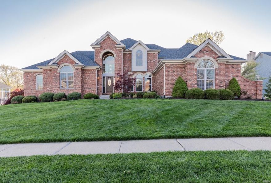 Spectacular 1.5sty, on a half-acre lot in Eagle Crest Estates. 5 Bds/4.5 Bths & 6800+ sqft of living space w/LL. 2sty Entry opens to Study/Den & adjacent formal Dining Rm. Great Rm w/stone FP & wet bar. Gourmet Kitchen w/custom cabinets, 2-tiered island, SS appliances & wall of cabinets; Breakfast Rm & Hearth Rm w/FP. Powder Rm, Mud Rm w/built-ins & 1st Flr Laundry. Master Ste w/2 walk-in closets & luxury Bth w/His & Her vanities, Whirlpool tub & shower. Sprawling 2nd Flr w/3 Bds (1 en-suite & other 2 share Jack & Jill Bth). W/O LL w/Rec Rm, Bar/Kitchen area, 5th Bd, Bth & Fitness Rm. Highlights: alarm, sprinklers, zoned HVAC & 4 car side-entry garage. Relax outside & enjoy outdoor living space w/screened-in porch & deck overlooking heated, in-ground, salt water pool! Perfect home for entertaining family & friends. Great location – convenient to shops, restaurants, schools & parks - easy access to hwys. Additional Rooms: Sun Room