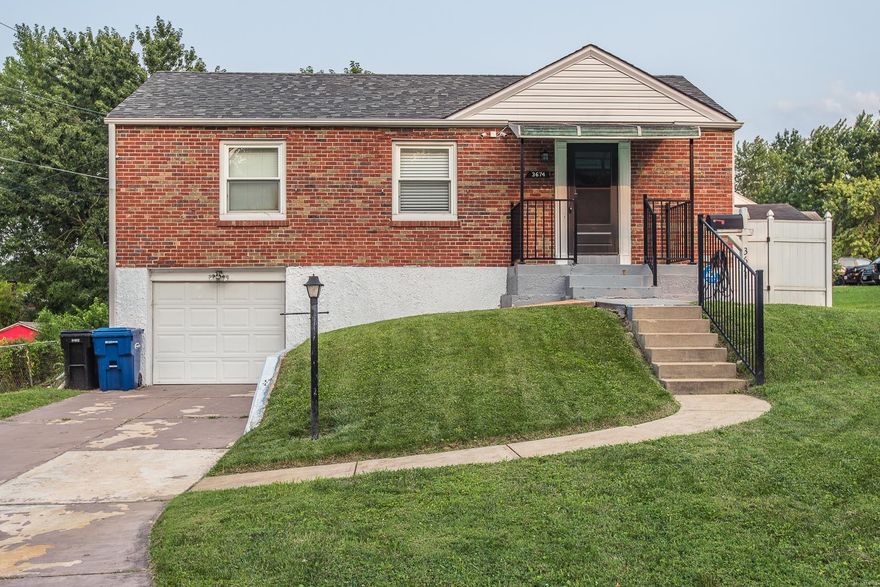 Nicely updated brick home in Mehlville school district. 2 Bedroom 1.5 bath with additional room in LL and half bathroom. Don't let the size full you, plenty of space here. Some of the updates include modern luxury vinyl floor planks on main floor, newer AC, newer roof, privacy fence. Nice size kitchen with dining/living room combo.
Large leveled back yard and much more.
Won't last... set your appointment today.