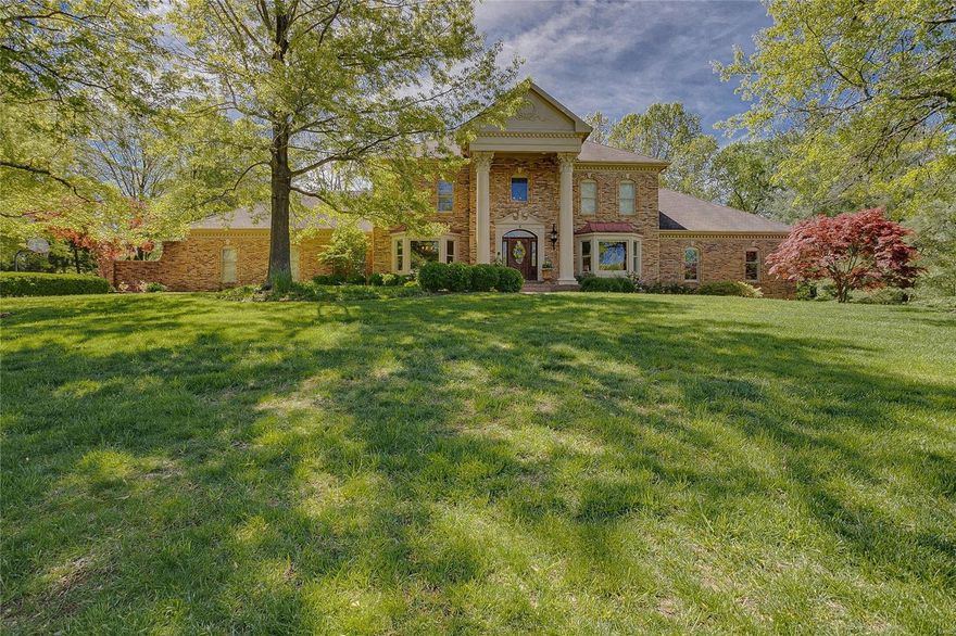 Don't miss an opportunity to own a beautifully renovated, traditional luxury home within the Mason/Clayton corridor. No detail has been overlooked in this stunning 5 BR/7 BATH home. With more than 7,500 Sq ft of finished living space -- this home is perfect for entertaining or feeling right at home. This home is very private --  situated on its very own cul de sac with a backyard oasis that features a large, saltwater pool with slide & diving board, outdoor fireplace, lush landscaping and generous patio/lounge seating surround. Special amenities include: first-floor luxury master suite w/ 2 walk-ins, a chef’s dream kitchen featuring large center island, beverage station, premier appliances (Wolf, Subzero, Fisher-Paykel), gorgeous laundry room, darling sunroom that overlooks the pool, 3 junior bedroom suites, finished lower level walks out to a lower patio and features a home office, home gym, billiard room, wet bar and ample storage. Next to Queeny Park. Walk to grocery and dining. Additional Rooms: Mud Room, Sun Room