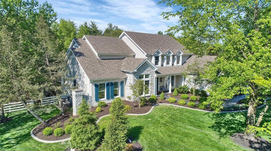 Don't miss this Chesterfield dream home! This amazing property has everything you are looking for at a fraction of the cost of new construction. Features include: vaulted family room with wet bar and gas fp, formal dining room, deluxe chefs kitchen with dual oven, Viking range w/pot filler, warming oven, 2 islands, 2 sinks, cabinet matching Sub Zero fridge, custom cabinets and brkfst bar. Great room addition with full masonry wd burning fireplace and heated tile floor. Main floor master suite offers 2 vanities, walk in shower, heated floors, heated towel bar & walk in closet. The second floor offers 3 large bedrooms, a den/study area and 2 full baths. Each bedroom has a full size walk in closet. The basement is finished with an temp controlled wine cellar, office area, family room, exercise room, den, full bath and second laundry area. The outdoor space is your own private oasis with a gas fireplace, composite covered deck, pergola, heated salt water pool and professional landscaping. Additional Rooms: Wine Cellar