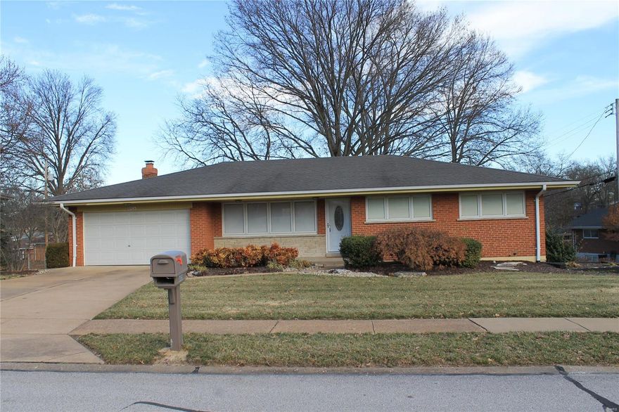 Property to be sold "As Is" here is your opportunity!
FANTASTIC brick ranch nestled on a quiet street in Crestwood. Located in the award-winning LINDBERGH School District, this meticulously maintained home features 3 bedrooms, 2 baths & almost 1500 square feet.  Hardwood flooring underneath carpet in living room, dining room, hall & bedrooms.  Beautiful patio & backyard!  Home to be sold "As Is", owner to do no inspections/repairs. Submit on Special Sales Contract.