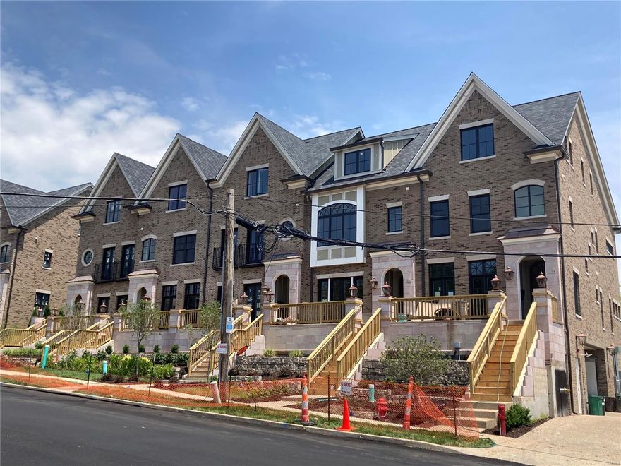 Exclusive Townhome Development Offered by MRM Manlin Development Group! The Upcoming Townhomes of Clayton, Located in Old Towne Clayton With Walkability to the Best Of The Neighborhood's Dining and Attractions, Promise the Pinnacle in Comfortable, High-End Living. Each Residence Will Have 10' Ceilings on Main Level, 9' Ceilings on the 2nd and 3rd Levels, 3 Bedrooms and 3.5 Bathrooms with Your Own Private Elevator and 2 Deeded Garage Parking Spaces. Each Building Houses 5 Townhomes for a Classic Row House Feel, Featuring Open Concept Living and Dining Area with Chic Kitchen & Hearth Room w/ Fireplace. Upstairs is Your Spacious Master Bedroom and En Suite Amenities. Each Secondary Bedroom Has Its Own Private Bath. 3rd Floor Recreation Room with Wet Bar Opens to an Exclusive Rooftop Terrace w/ Outdoor Grill and Fireplace. This Additional 278 Square Feet of Outdoor Living Affords Every Residence the Perfect, Private Getaway with Outstanding Views of Downtown Clayton!