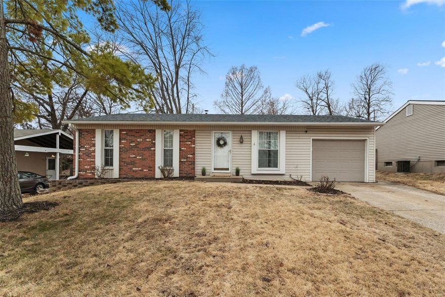 Back on the market.. no fault of the sellers.
Welcome Home!   This well kept ranch home is conveniently located to I70 and 370.
Beautiful laminate flooring runs throughout the main level of the home. The eat in kitchen features stainless steel appliances, white cabinets, and granite countertops.   The finished basement has a large family room plus a bonus room.
The outdoor living space is a must see! The patio has a covered section, for the rainy or extremely hot days, the other section allows you to enjoy the sunshine.