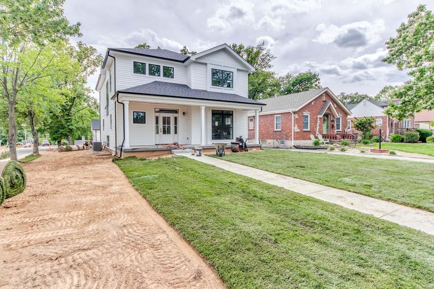 Take a sneak peak this weekend at this gorgeous New 5 bedroom, 3.5 bath home in Brentwood. With more than 3100 sq ft there’s plenty of room for family and friends to eat, drink & be merry! Every upgrade you could want is here…real wood flooring throughout the main level, 9ft ceilings, 8ft doors, custom staircase & an open floor plan you’ll Love! Upstairs is an impressive primary suite w/12’ walk-in closet, custom shower & windows galore! Large laundry rm, 3 additional bedrooms & family bathroom complete the 2nd floor. The finished lower level offers space for a 5th bedrm, office and/or family room & features tall ceilings, full bath & 2 large egress windows. Do you know what all the construction is about in Brentwood…it’s the Brentwood Bound project which includes the creation of approx. 50 acres of parkland, a lake, walking trails & pedestrian walkway underneath Manchester Rd which will connect to the Great Rivers Greenway! Make your appointment today, you don’t want to miss this one!