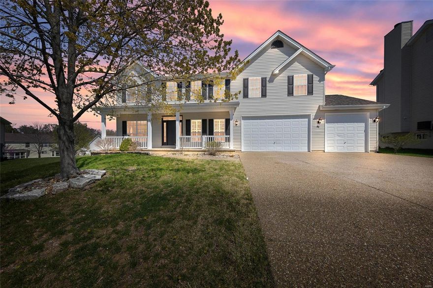 Space galore in this 3,270 SF 5 bed/3.5 bath 2-story in Huntsdale! From the open kitchen & breakfast room (featuring plentiful counter & cabinet space, bar seating, coffee area & bay w/ sliding door to the large backyard & patio) to the huge loft, spacious master suite & laundry room on the second level, you will find this home has plenty of room to accommodate your family’s every need! So many bonus features: 9-foot ceilings, separate dining room, built-ins around wood burning fireplace, beautiful LVP floors, & built-in cubbies in the mud room. Front elevation includes in-ground sprinkler system, 3 car garage w/ 9' overhead doors, & covered front porch perfect for that morning cuppa or evening beverage as the kids ride their bikes down the sidewalks. Basement is full of potential including rough in for a full fourth bathroom (currently a 1/2 bath), the possibilities are limited only by your imagination. Round it out with a Cul-de-sac lot, new North Point Schools & quick access to I-70 Additional Rooms: Mud Room