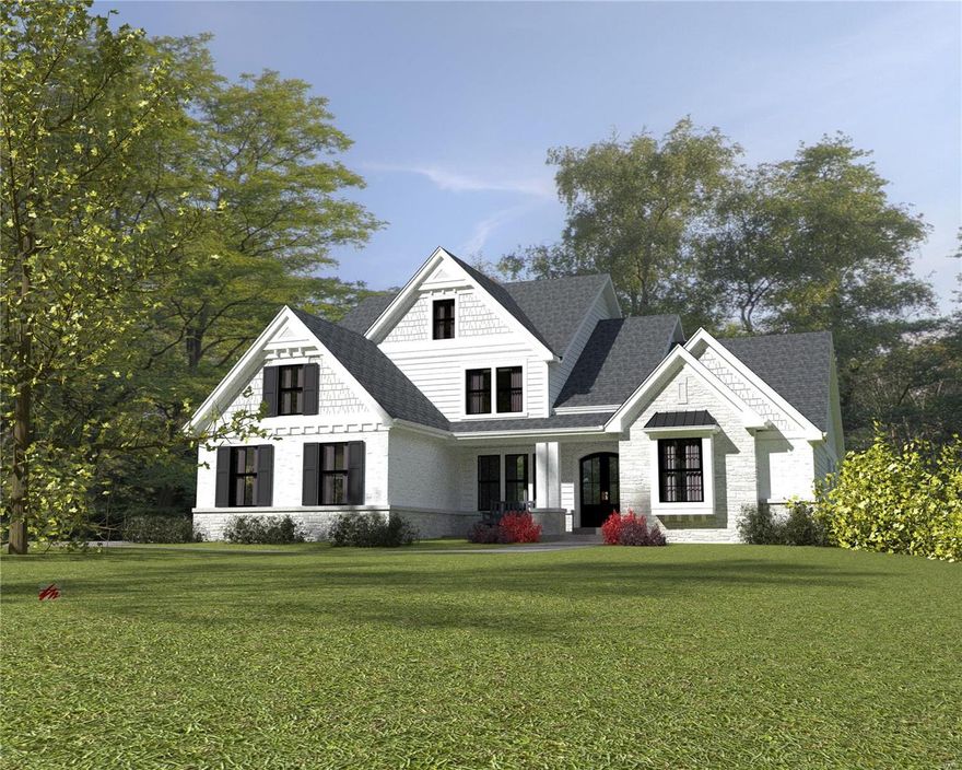 Beautiful Custom Home Coming Soon to be built by MRM Manlin Development Group, within the sought-after Briarbrook subdivision in Des Peres on stunning cul de sac lot. The entry foyer opens up to large living area with separate dining and study. Gourmet center isle kitchen with large breakfast area and hard surface counters, wolf appliances, sub zero refrigerator. The main floor master bedroom suite is privately located in the rear of the home. The master bath has large walk in tiled shower, soaking tub, and two separate vanity areas, two large walk in closets. The main floor has 10'-12' ceiling heights thru out. Upstairs there are 4 additional bedrooms, 2 full baths, bonus room, loft and 2nd floor laundry. The finished lower level has additional bedroom and bath, recreation room, workout area, walkout doors and very large storage areas. Buyers can customize all selections. This opportunity wont last long!