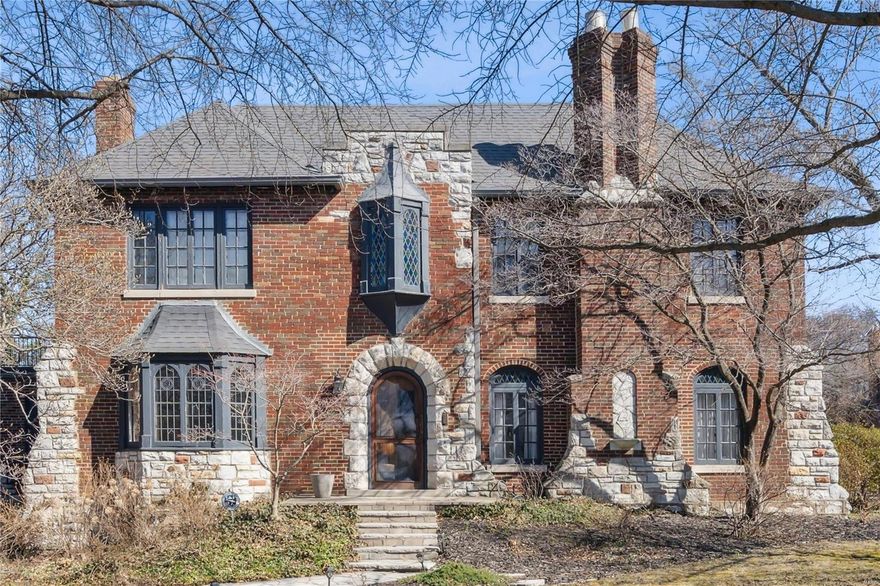 This gracious 2 story is loaded with very special architectural touches to include beautiful, roped moldings, stain glass windows, wrought iron railings, arched doorways and wood floors.  Situated on a double lot, there is a large pool and gazebo on the secondary lot and could be subdivided making a very rare opportunity.  Just blocks from Clayton with outstanding walkability to restaurants and shopping. Full Brick and stone and exterior with lush gardens. Gracious entry leads to formal dining and living room with wood burning fireplace, adjoining sunroom with tile flooring. Kitchen was expanded to include custom cabinetry, appliances, center island, breakfast room and 1st floor powder room. 1st floor guest bedroom with window, closet and full in-suite bath, but currently used as sitting room. Large master suite on second floor with remodeled full bath, walks out to covered deck. Two secondary bedrooms share an updated hall bath. Bonus room in LL. Lot sq ft does not include 2nd lot.